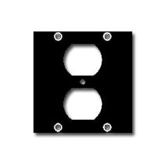 Middle Atlantic DUP1 UCP Panel with Duplex Receptacle Punchouts