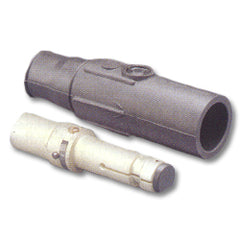 Leviton 22L22 22 Series Ball Nose, Male In-Line Latching Connector and Insulator - Crimped