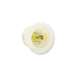 Leviton 2545 20 AMP 347/600V Locking Flanged Inlet with Grounding