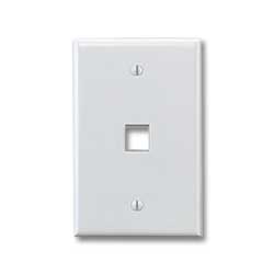 Leviton 41091 QuickPort Midway Size Wallplate