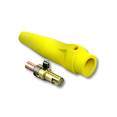Leviton 18D25 18 Series - Male Ball Nose Crimped Plug Connector and Insulator 220 Amp Max.
