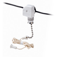Leviton 10041-500 3Amp 125V AC-L 6Amp AC 250V Pull Chain Switch