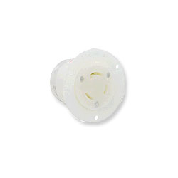 Leviton 2366 20 AMP 125/250V Non-Grounding Locking Flanged Outlet