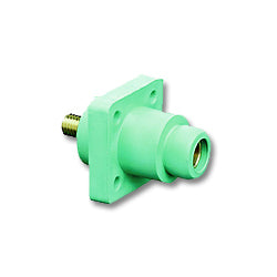 Leviton 18R22 18 Series - Female Ball Nose Threaded Stud Panel Receptacle 400 Amp Max.