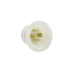 Leviton 2435 20 AMP 480V Locking Flanged Inlet