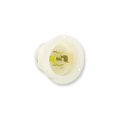 Leviton 2525 20 AMP 277/480V Locking Flanged Inlet with Grounding