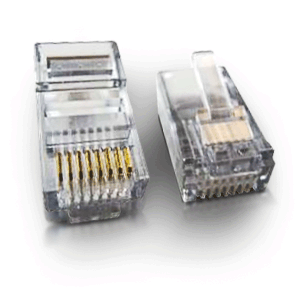 Allen Tel AT4X4 4x4 Modular Plug for Handset Cords (Package of 100)
