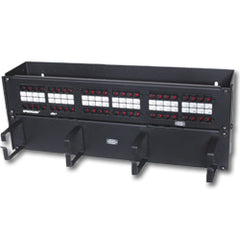 Hubbell P5E48UF SPEEDGAIN Universal 48 Port Hinged Patch Panel (T568A/T568B)