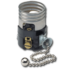 Leviton 19980-M Interior Only For 19980 Pullchain Lampholder, 660W 250Volt