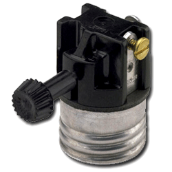 Leviton 7090-M Interior Only for 7090-PG Removable Turn Knob Lampholder, 3-Way 2-Filament Lamps, 250W 250Volt