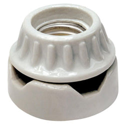 Leviton 9880 Medium Base Lampholder Porcelain Low 2-Piece
