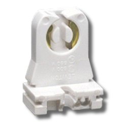 Leviton 23351 Low-Profile; Shunted, Slide-On for Medium Bi-Pin Turn-Type Lamps