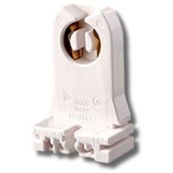 Leviton 13354-D Tall-Profile: Disconnect, Slide-On for Medium Bi-Pin Turn-Type Lamp