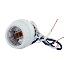 Leviton 8871 Porcelain Keyless 2-Piece Ring Type Incandescent Lampholder