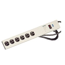 Leviton 5300-IPS 6-Outlet Plug Strip with On/Off Switch