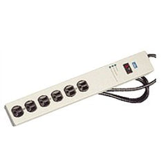 Leviton 5300-IPS 6-Outlet Plug Strip with On/Off Switch