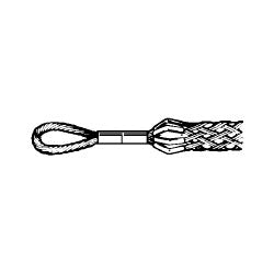 Leviton L8804 Fiber Optic Pulling Grip, Flexible/Swivel Eye, Light Duty, Cable Dia.Range 0.42-0.61" , Standard Length