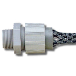 Leviton L7562 Nylon Cord Sealing Grips with Mesh, Cable DIA. Range 0.625-0.750", NPT Size: 3/4", Non-Metallic Mesh Straight Angle