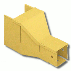 Panduit® FRF42YL 4x4 to 2x2 Fiber-Duct Reducer Fitting