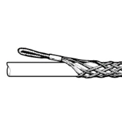 Leviton L9532 Offset Eye Standard Duty, Cable DIA. Range 0.62-0.74", Closed Mesh Single Weave