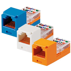 Panduit® CJ588IW Mini-Com Mini-Jack Category 5e Module for T568A and T568B Wiring Schemes