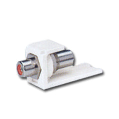 Panduit® CMRPR Mini-Com RCA Pass-Through Module - Red Insert