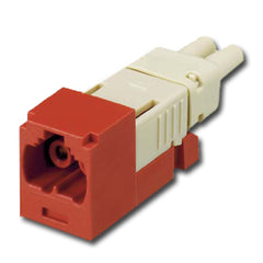 Panduit® FJJGM5CXRD Mini-Com FJ X-Keyed Duplex Jack Red Module 62.5/125um
