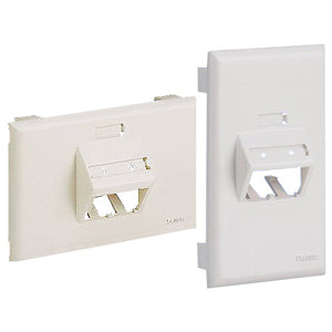 Panduit® UIT70F Mini-Com Ultimate ID Sloped Snap-On Faceplates
