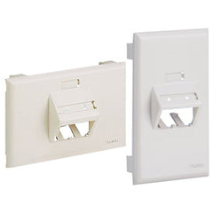 Panduit® UIT70F Mini-Com Ultimate ID Sloped Snap-On Faceplates