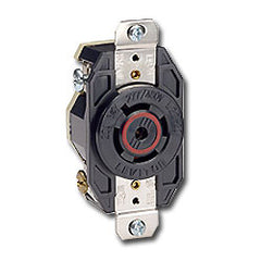Leviton L-2520 Flush Mounting Locking Receptacle with Ground - 20 Amp / 277/480V
