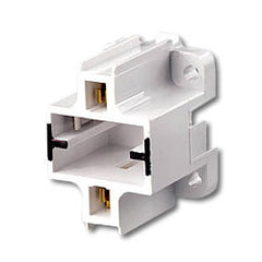 Leviton 26720-500 Compact Vertical Bottom Snap-In Fluorescent Lampholder
