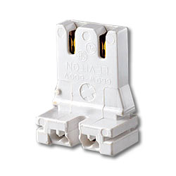 Leviton 13153-U Medium Bi-Pin Low Profile Slide-On Fluorescent