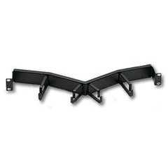 Leviton 4W254-LPM Angled Horizontal Patch Cord Organizer, 1RU