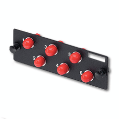 Panduit® FAP6WFCZ FC FAP Loaded with 6 Simplex Singlemode Fiber Optic Adapters