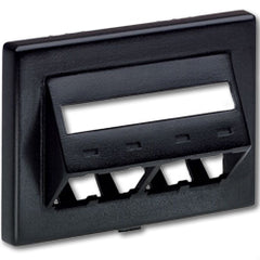 Panduit® CFFPEBSL4 Mini-Com Snap-On Modular Furniture Faceplates