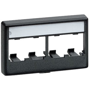 Panduit® CFFPL4 Mini-Com Snap-On Modular Furniture Faceplates