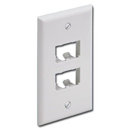 Panduit® CFP4 Mini-Com Classic Series Faceplate accepts 4 Mini-com Modules