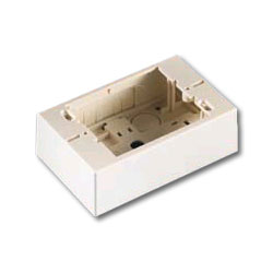 Legrand - Ortronics OR-40300061 Single Gang Surface Mount Box, Low Profile, 1.5" deep