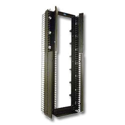 Chatsworth Products 12833 Global Vertical Cabling Section 6”W X 9.30”D, Wide, Black