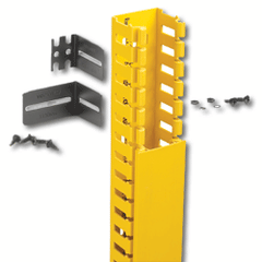 Panduit® FRHD2KTYL 2x2 Hinged Duct Vertical Cable Manager Kit