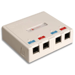 Siemon MX-SM4 MX-SM 4 Port Surface Mount Boxes