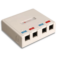 Siemon MX-SM4 MX-SM 4 Port Surface Mount Boxes