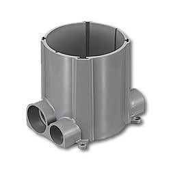 Hubbell S1PFB SystemOne Round, Multi-Service Floor Box - PVC