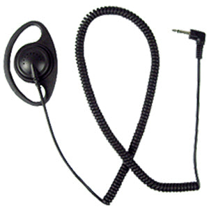 Pryme EH-1269SC SCOUT Series Earphone with Coiled Cord and Right Angle Connector