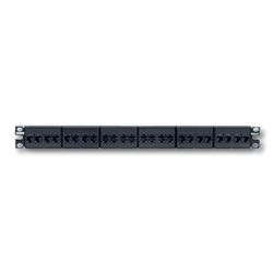 Panduit® CP245E88BLY 24 Port Patch Panel with Pre-Installed RJ45 Channel Compliant Couplers