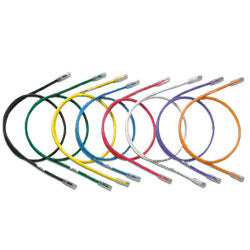 Panduit® UTPSP30Y TX6 PLUS Category 6 30' UTP Patch Cord with Modular Plugs