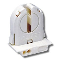 Leviton 23652-WWP Med Bi-Pin Lamp - Snap-in/Slide-on Mounting Featuring Lamp-Lock with Internal Shunt
