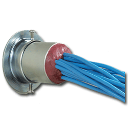 Specified Technologies FS401 4" Firestop Sleeve with Large Escutcheon Plates