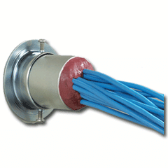 Specified Technologies FS401 4" Firestop Sleeve with Large Escutcheon Plates