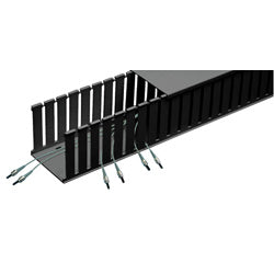 Panduit® E4X4BL6 Fiber-Duct Slotted Channel